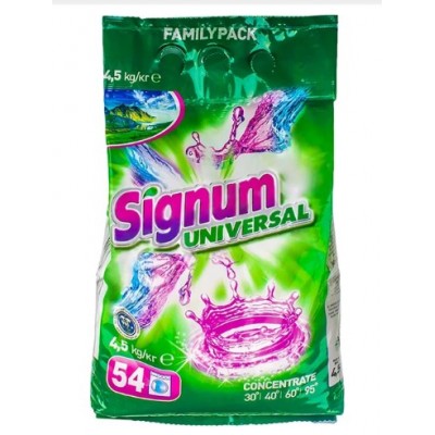 Порошок для прання Signum Universal 4,5 кг, п/е  (97-120)